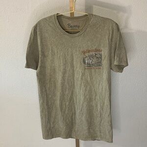 Olive green, Yellowstone National Park, Graphic T-Shirt